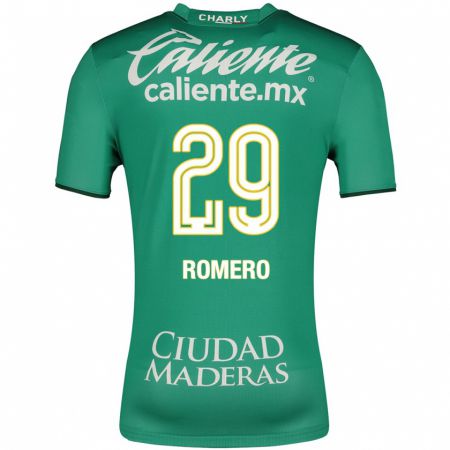 Kandiny Homme Maillot Lucas Romero #29 Vert Tenues Domicile 2023/24 T-Shirt