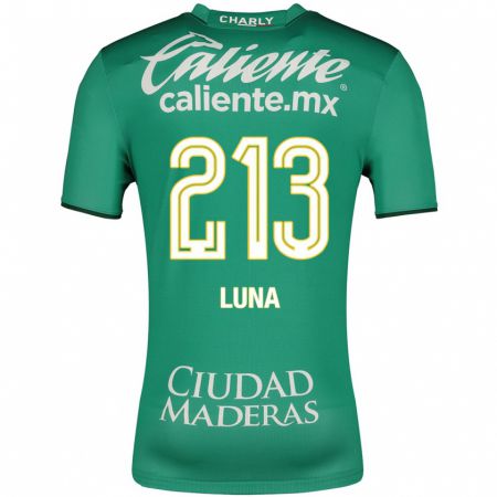 Kandiny Homme Maillot Diego Luna #213 Vert Tenues Domicile 2023/24 T-Shirt