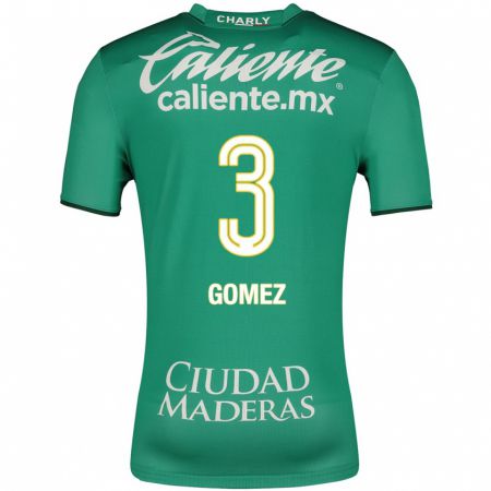 Kandiny Homme Maillot Karen Gómez #3 Vert Tenues Domicile 2023/24 T-Shirt