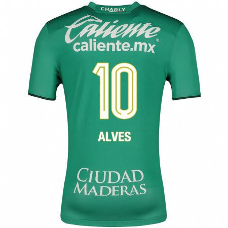Kandiny Homme Maillot Maria Alves #10 Vert Tenues Domicile 2023/24 T-Shirt