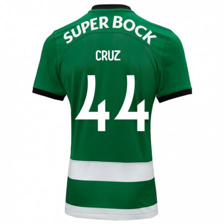 Kandiny Homme Maillot Marco Cruz #44 Vert Tenues Domicile 2023/24 T-Shirt