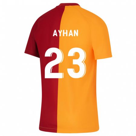 Kandiny Homme Maillot Kaan Ayhan #23 Orange Tenues Domicile 2023/24 T-Shirt