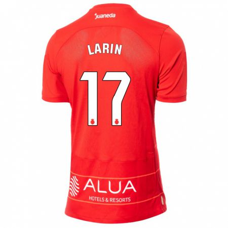Kandiny Homme Maillot Cyle Larin #17 Rouge Tenues Domicile 2023/24 T-Shirt