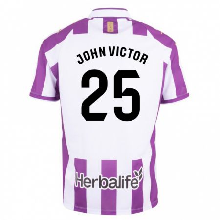 Kandiny Homme Maillot John Victor #25 Violet Tenues Domicile 2023/24 T-Shirt