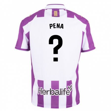 Kandiny Homme Maillot Enrique Peña #0 Violet Tenues Domicile 2023/24 T-Shirt