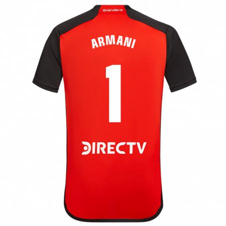 Kandiny Homme Maillot Franco Armani #1 Rouge Tenues Extérieur 2023/24 T-Shirt