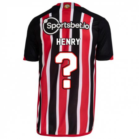 Kandiny Homme Maillot Thierry Henry #0 Bleu Rouge Tenues Extérieur 2023/24 T-Shirt