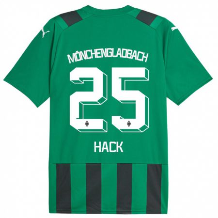 Kandiny Homme Maillot Robin Hack #25 Vert Noir Tenues Extérieur 2023/24 T-Shirt
