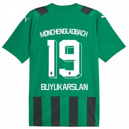 Kandiny Homme Maillot Oguzcan Büyükarslan #19 Vert Noir Tenues Extérieur 2023/24 T-Shirt
