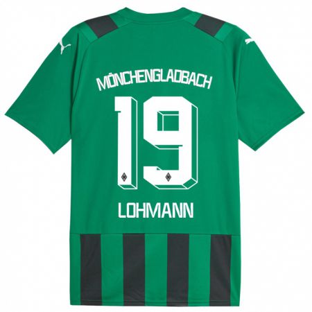 Kandiny Homme Maillot Mona Lohmann #19 Vert Noir Tenues Extérieur 2023/24 T-Shirt