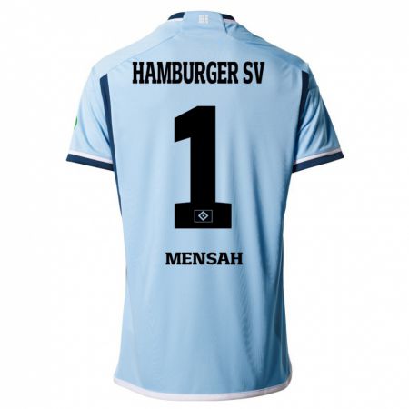 Kandiny Homme Maillot Steven Mensah #1 Bleu Tenues Extérieur 2023/24 T-Shirt