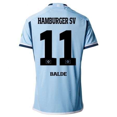 Kandiny Homme Maillot Fabio Baldé #11 Bleu Tenues Extérieur 2023/24 T-Shirt