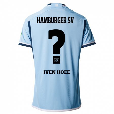 Kandiny Homme Maillot Lennart Iven Hoee #0 Bleu Tenues Extérieur 2023/24 T-Shirt
