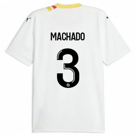 Kandiny Homme Maillot Deiver Machado #3 Noir Tenues Extérieur 2023/24 T-Shirt