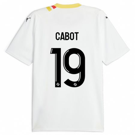 Kandiny Homme Maillot Jimmy Cabot #19 Noir Tenues Extérieur 2023/24 T-Shirt
