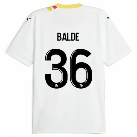Kandiny Homme Maillot Ibrahima Baldé #36 Noir Tenues Extérieur 2023/24 T-Shirt