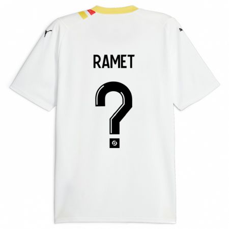 Kandiny Homme Maillot Simon Ramet #0 Noir Tenues Extérieur 2023/24 T-Shirt