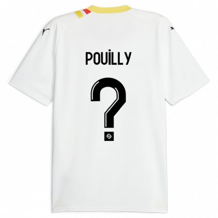 Kandiny Homme Maillot Tom Pouilly #0 Noir Tenues Extérieur 2023/24 T-Shirt