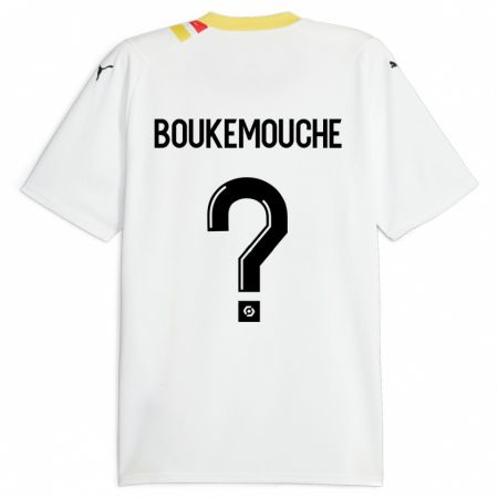 Kandiny Homme Maillot Amine Boukemouche #0 Noir Tenues Extérieur 2023/24 T-Shirt