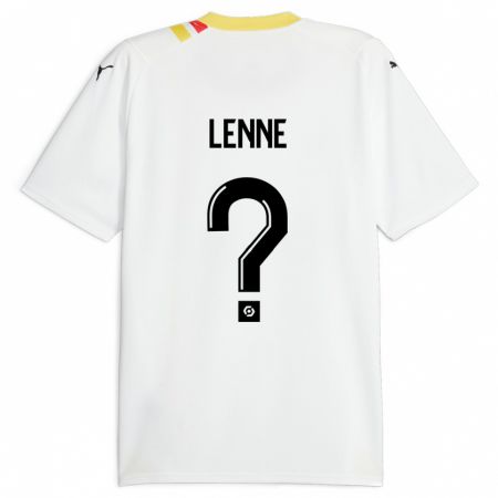 Kandiny Homme Maillot Oscar Lenne #0 Noir Tenues Extérieur 2023/24 T-Shirt
