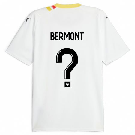 Kandiny Homme Maillot Anthony Bermont #0 Noir Tenues Extérieur 2023/24 T-Shirt