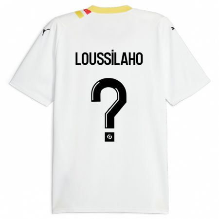 Kandiny Homme Maillot Lenny Dziki Loussilaho #0 Noir Tenues Extérieur 2023/24 T-Shirt
