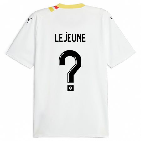 Kandiny Homme Maillot Romane Lejeune #0 Noir Tenues Extérieur 2023/24 T-Shirt
