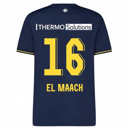 Kandiny Homme Maillot Issam El Maach #16 Marin Tenues Extérieur 2023/24 T-Shirt