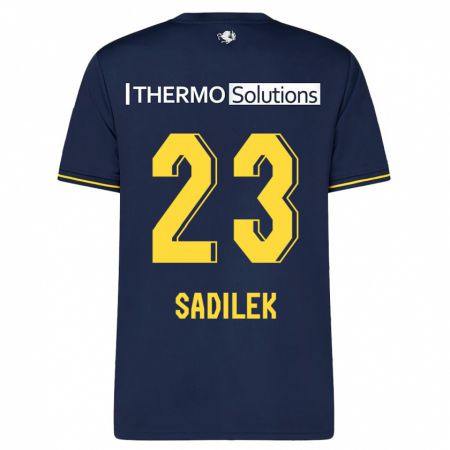 Kandiny Homme Maillot Michal Sadilek #23 Marin Tenues Extérieur 2023/24 T-Shirt