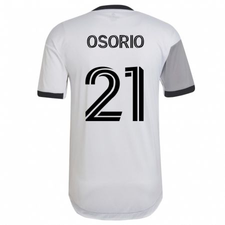 Kandiny Homme Maillot Jonathan Osorio #21 Blanc Tenues Extérieur 2023/24 T-Shirt