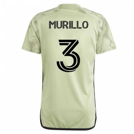 Kandiny Homme Maillot Jesús Murillo #3 Vert Tenues Extérieur 2023/24 T-Shirt