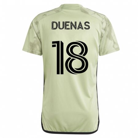 Kandiny Homme Maillot Érik Dueñas #18 Vert Tenues Extérieur 2023/24 T-Shirt
