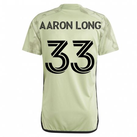 Kandiny Homme Maillot Aaron Long #33 Vert Tenues Extérieur 2023/24 T-Shirt