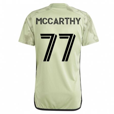 Kandiny Homme Maillot John Mccarthy #77 Vert Tenues Extérieur 2023/24 T-Shirt