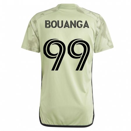 Kandiny Homme Maillot Denis Bouanga #99 Vert Tenues Extérieur 2023/24 T-Shirt