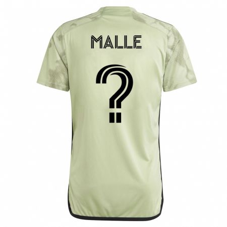Kandiny Homme Maillot Ladji Mallé #0 Vert Tenues Extérieur 2023/24 T-Shirt