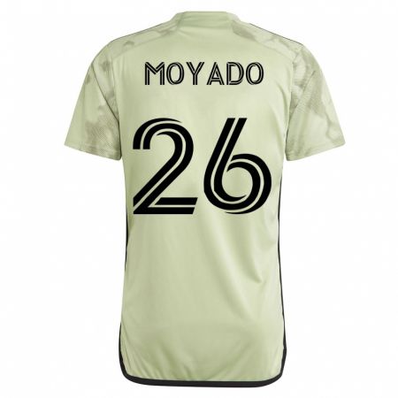 Kandiny Homme Maillot Bryan Moyado #26 Vert Tenues Extérieur 2023/24 T-Shirt