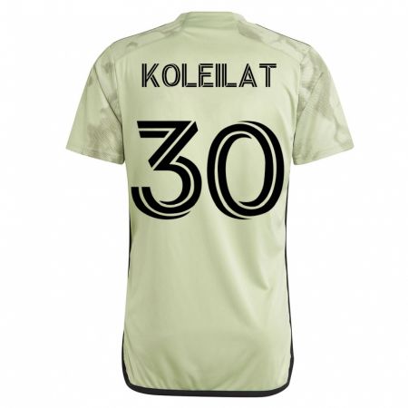 Kandiny Homme Maillot Jassem Koleilat #30 Vert Tenues Extérieur 2023/24 T-Shirt