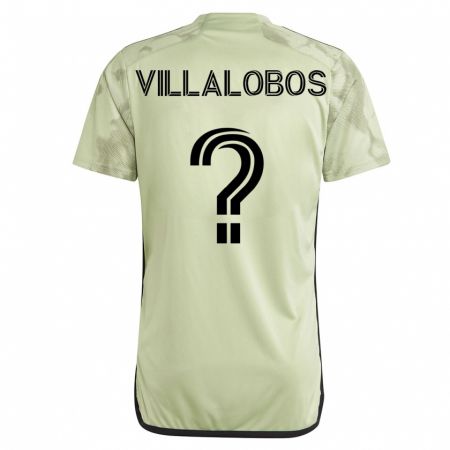 Kandiny Homme Maillot Kristian Villalobos #0 Vert Tenues Extérieur 2023/24 T-Shirt