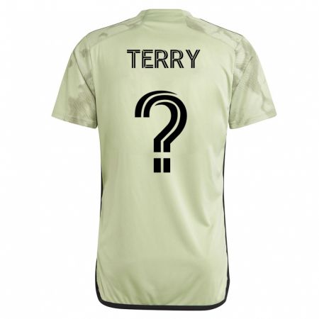 Kandiny Homme Maillot Jude Terry #0 Vert Tenues Extérieur 2023/24 T-Shirt