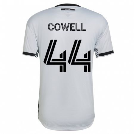 Kandiny Homme Maillot Cade Cowell #44 Blanc Tenues Extérieur 2023/24 T-Shirt