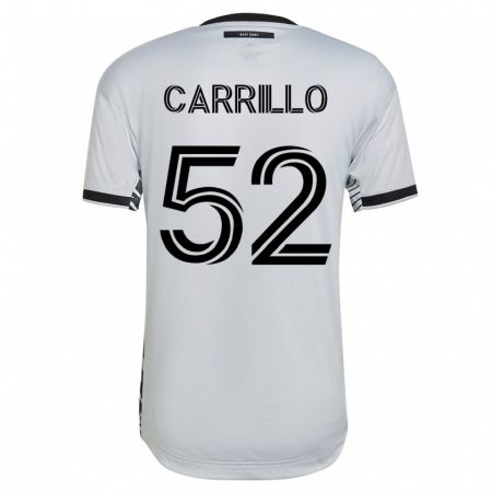 Kandiny Homme Maillot Israel Carrillo #52 Blanc Tenues Extérieur 2023/24 T-Shirt