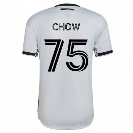 Kandiny Homme Maillot Alex Chow #75 Blanc Tenues Extérieur 2023/24 T-Shirt