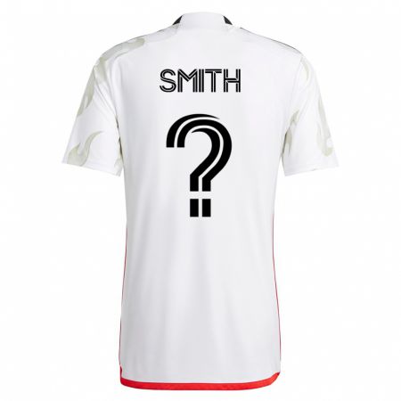 Kandiny Homme Maillot Collin Smith #0 Blanc Tenues Extérieur 2023/24 T-Shirt