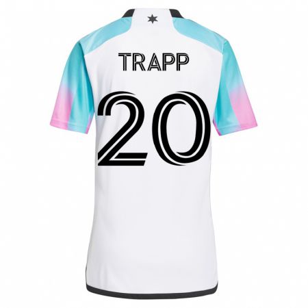 Kandiny Homme Maillot Wil Trapp #20 Blanc Tenues Extérieur 2023/24 T-Shirt