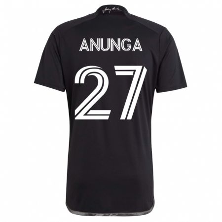 Kandiny Homme Maillot Tah Anunga #27 Noir Tenues Extérieur 2023/24 T-Shirt