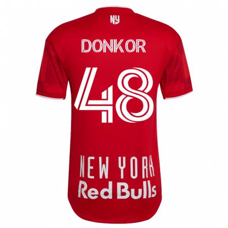 Kandiny Homme Maillot Ronald Donkor #48 Beige-Doré Tenues Extérieur 2023/24 T-Shirt