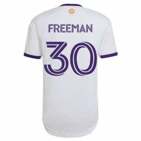 Kandiny Homme Maillot Alex Freeman #30 Blanc Tenues Extérieur 2023/24 T-Shirt