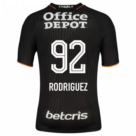Kandiny Homme Maillot Sergio Rodríguez #92 Noir Tenues Extérieur 2023/24 T-Shirt