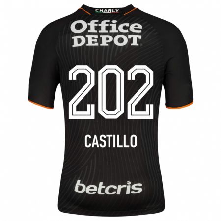 Kandiny Homme Maillot José Castillo #202 Noir Tenues Extérieur 2023/24 T-Shirt